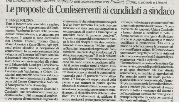 Corriere di Arezzo 27 maggio 2016