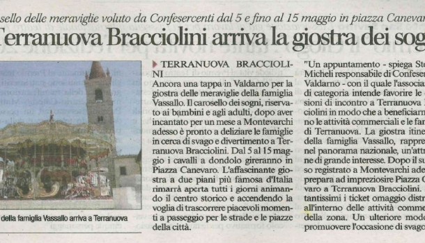 Corriere di Arezzo 3 maggio 2016
