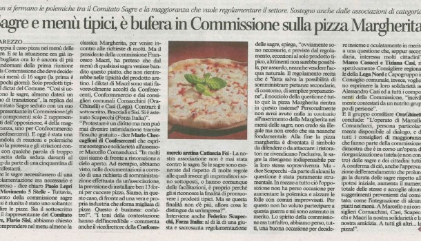 Corriere di Arezzo 5 maggio 2016