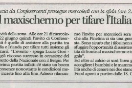 Corriere di Arezzo 20 giugno 2016