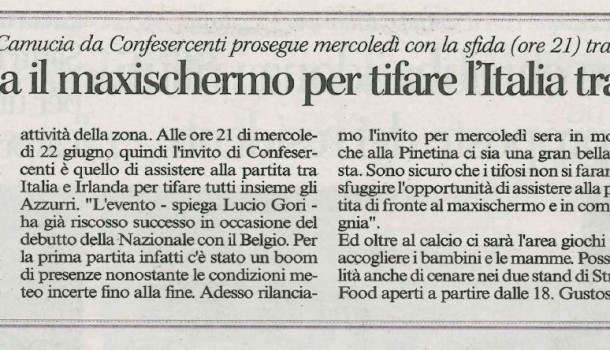 Corriere di Arezzo 20 giugno 2016
