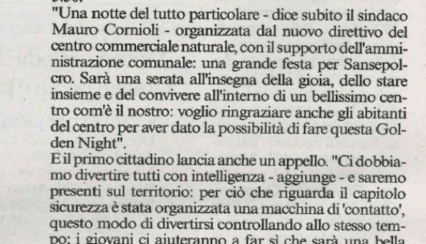 Corriere di Arezzo 8 luglio 2016