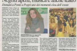 La Nazione di Arezzo 7 luglio 2016