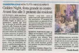 La Nazione di Arezzo 11 luglio 2016