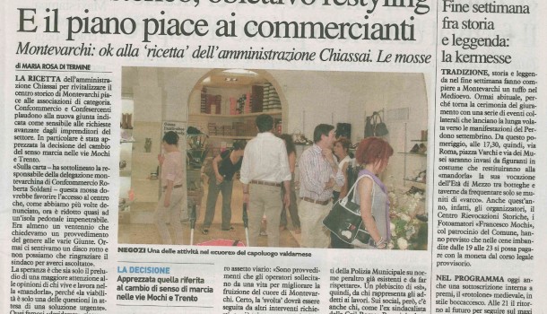 La Nazione di Arezzo 2 luglio 2016