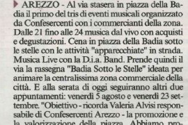 Corriere di Arezzo 15 luglio 2016