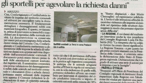 Corriere di Arezzo 15 luglio 2016