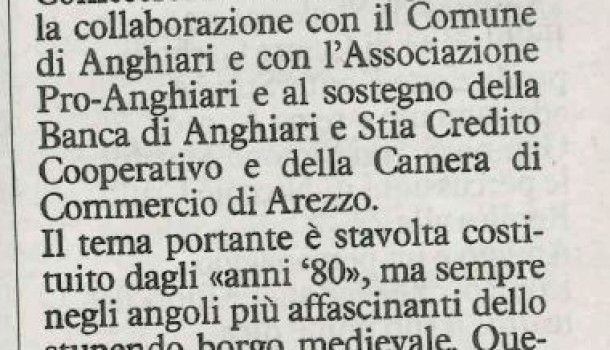 Nazione di Arezzo 14 luglio 2016