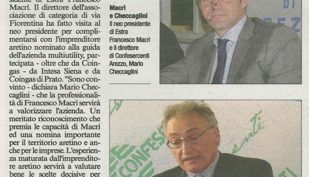 Corriere di Arezzo 14 settembre 2016