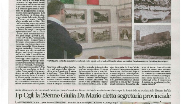 Corriere di Arezzo 22 settembre 2016