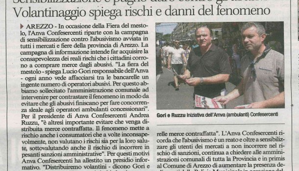 Corriere di Arezzo 9 settembre 2016