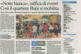 La Nazione di Arezzo 5 settembre 2016