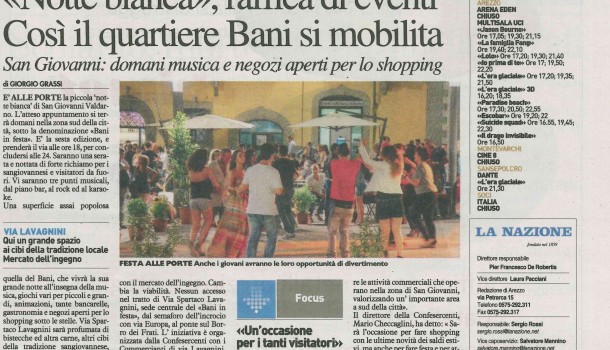 La Nazione di Arezzo 5 settembre 2016