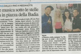 Nazione di Arezzo 23 settembre 2016