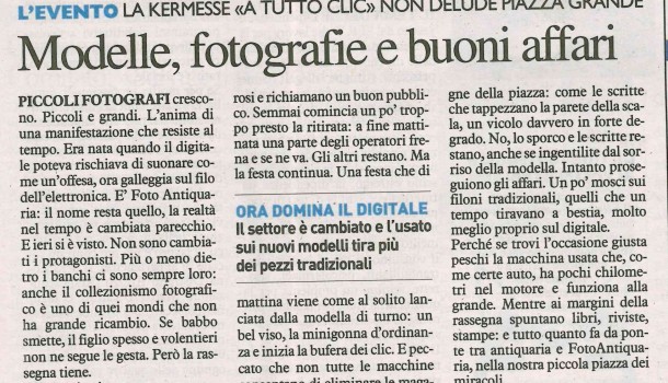 La Nazione di Arezzo 26 settembre 2016