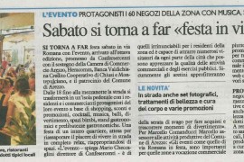 La Nazione di Arezzo 7 settembre 2016