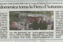Corriere di Arezzo 27 ottobre 2016