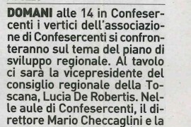La Nazione di Arezzo 13 ottobre 2016