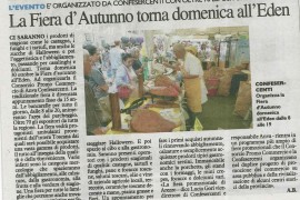 Nazione di Arezzo 27 ottobre 2016