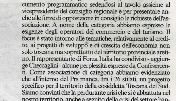 Corriere di Arezzo 8 novembre 2016