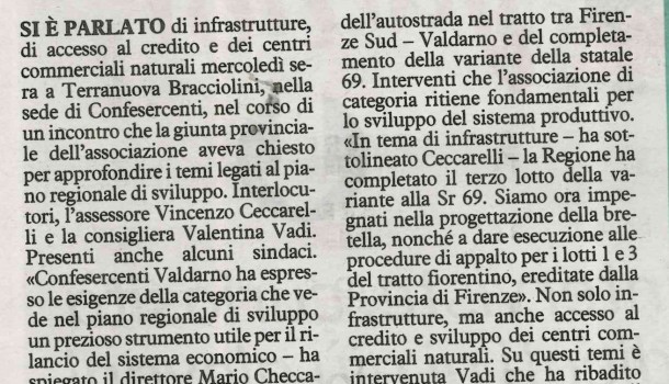 La Nazione di Arezzo 12 novembre 2016