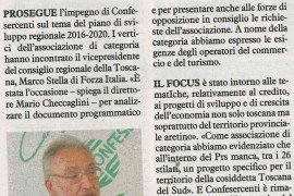 La Nazione di Arezzo 12 novembre 2016