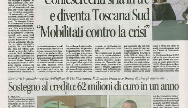 Corriere di Arezzo 22 dicembre 2016