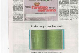 Corriere di Arezzo 8 dicembre 2016