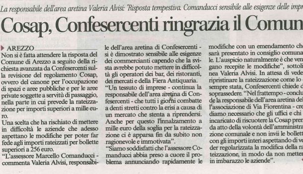 Corriere di Arezzo 17 gennaio 2017