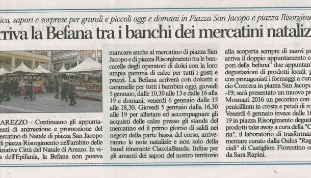 Corriere di Arezzo 5 gennaio 2017