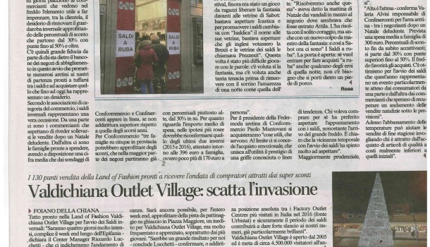 Corriere di Arezzo 5 gennaio 2017