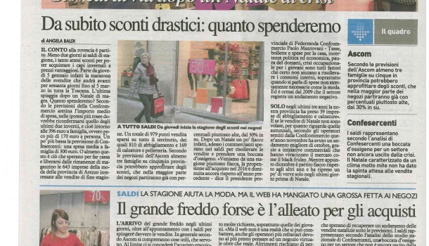 La Nazione di Arezzo 3 gennaio 2017