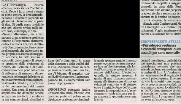 La Nazione di Arezzo 2 febbraio 2017