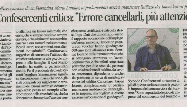 Corriere di Arezzo 18 marzo 2017