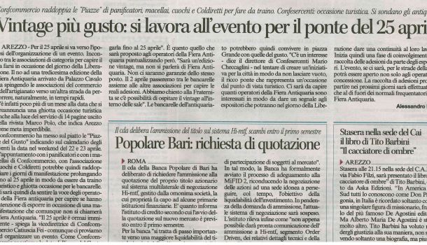 Corriere di Arezzo 21 marzo 2017