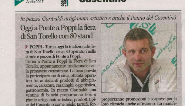 Corriere di Arezzo 23 aprile 2017
