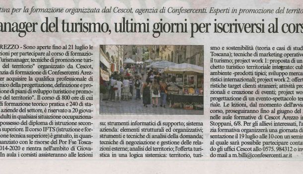 Corriere di Arezzo 13 luglio 2017