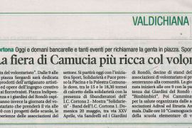 Corriere di Arezzo, 19 maggio 2018