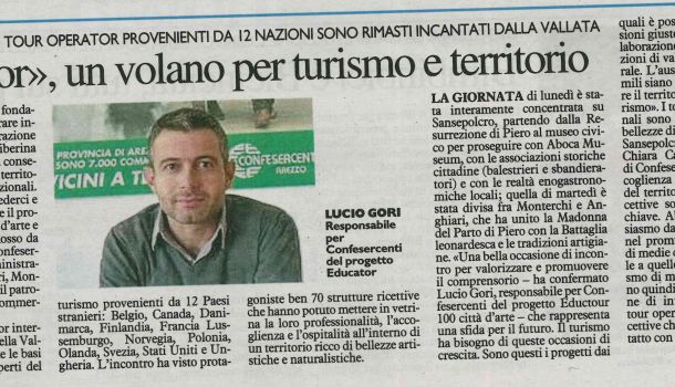 La Nazione di Arezzo 25 maggio 2018