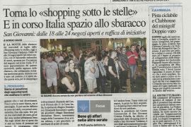 La Nazione di Arezzo 18 luglio 2018