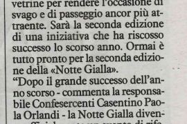 La Nazione di Arezzo 12 luglio 2018