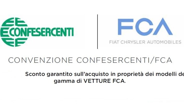 Sconti sull’acquisto di auto grazie alla convenzione con Fca Italy