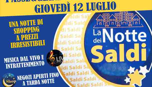 Notte gialla a Bibbiena: negozi aperti fino a tarda sera