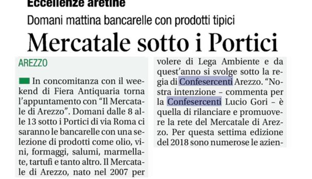 Corriere di Arezzo 3 agosto 2018