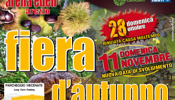 La Fiera d’Autunno slitta a domenica 11 novembre