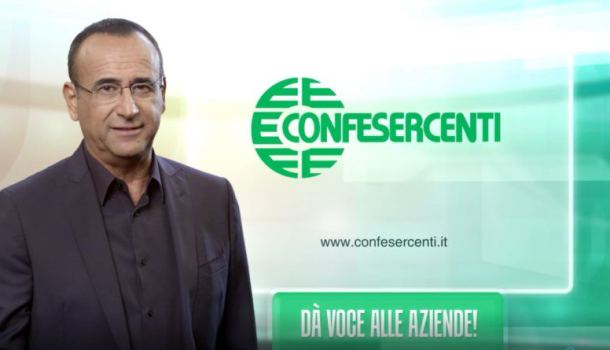 “Confesercenti dà voce alle aziende”: Carlo Conti testimonial