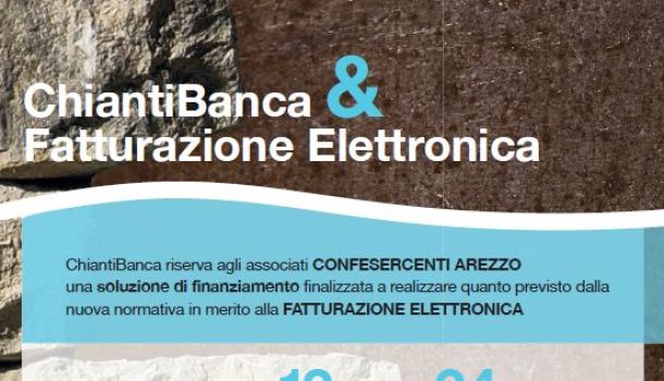 Fattura elettronica: accordo tra Confesercenti e Chianti Banca