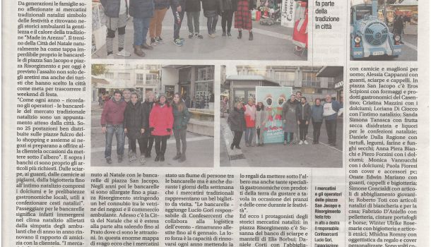 Corriere di Arezzo 8 dicembre 2018