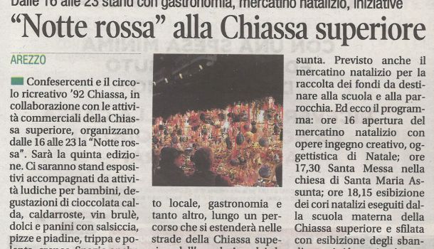 Corriere di Arezzo 8 dicembre 2018