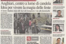 La Nazione di Arezzo 20 dicembre 2018